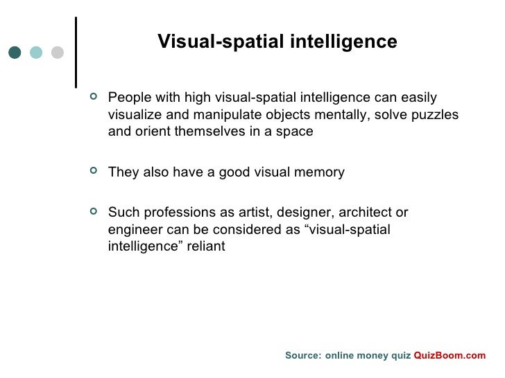 Visual intelligence definition